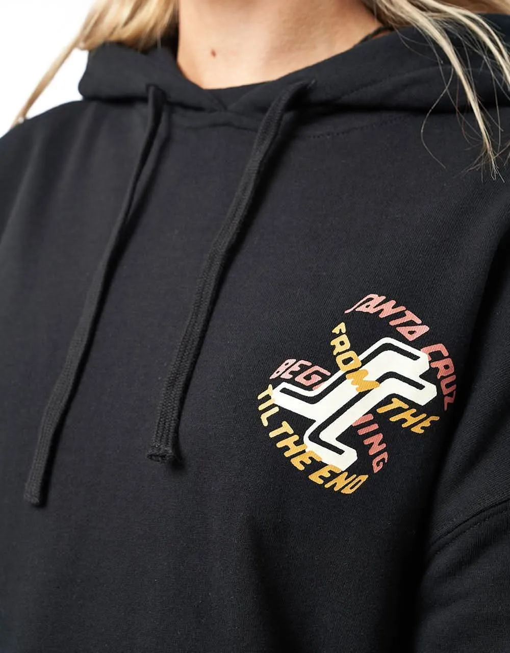 Santa Cruz Forever SC Pullover Hoodie - Black