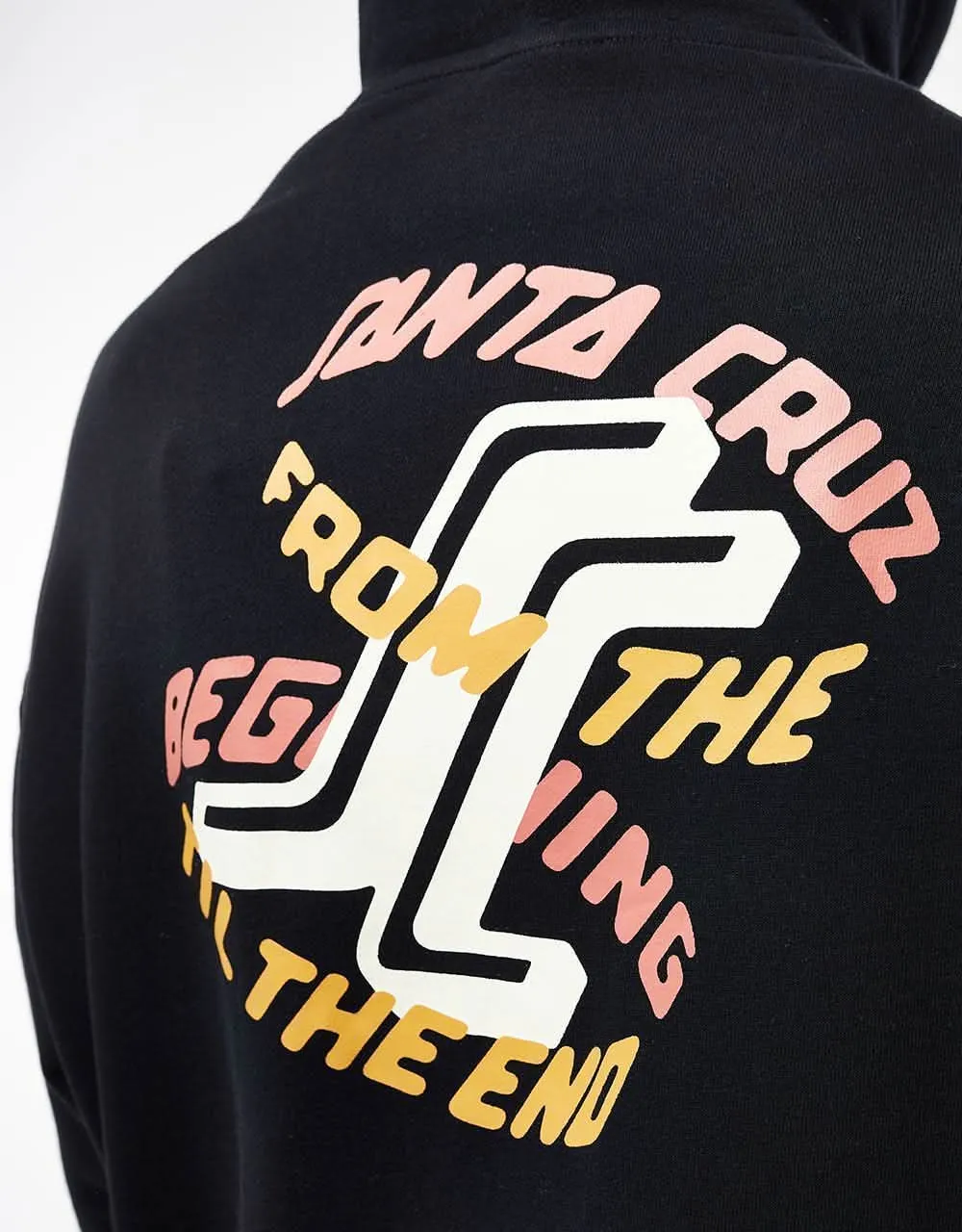 Santa Cruz Forever SC Pullover Hoodie - Black