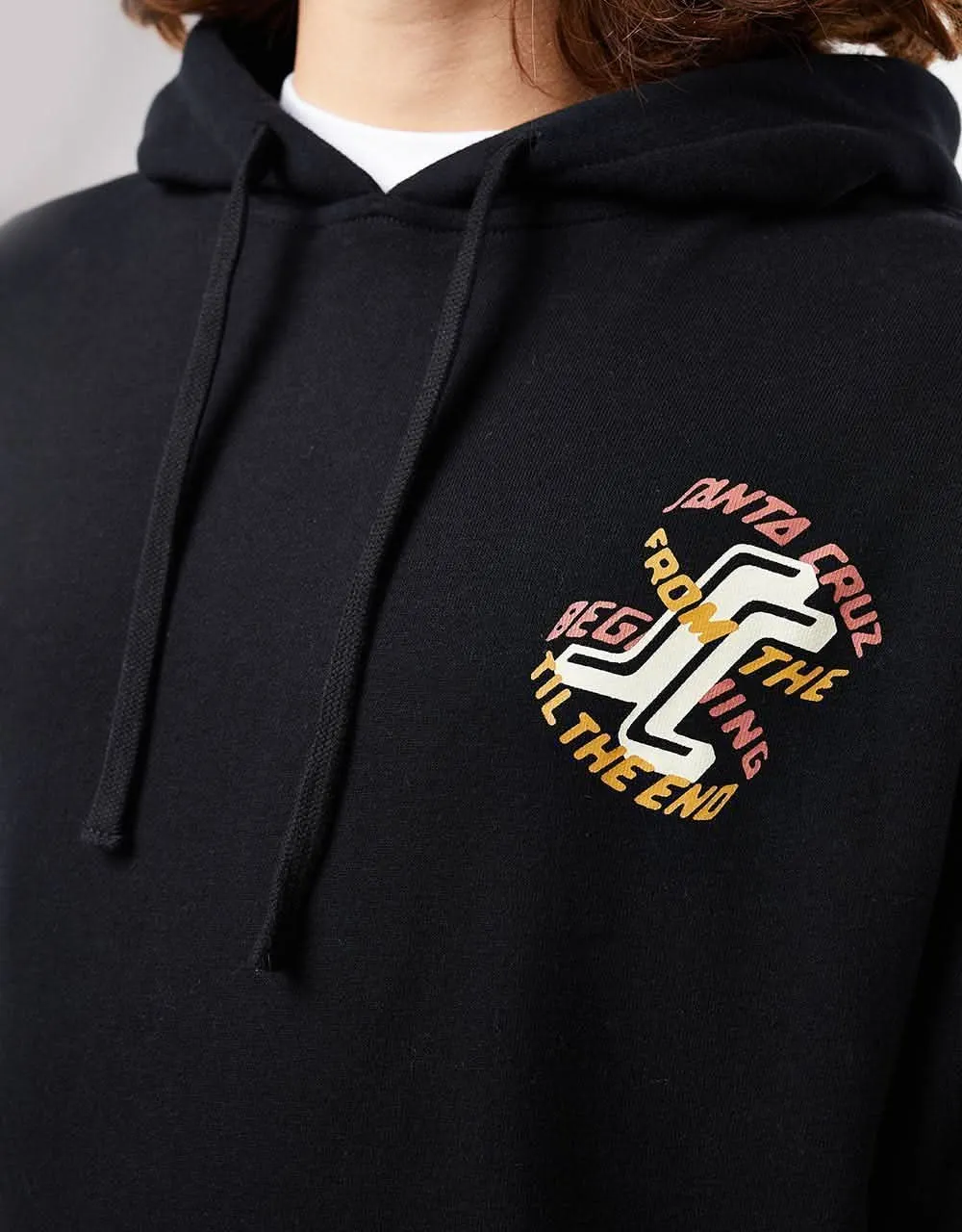 Santa Cruz Forever SC Pullover Hoodie - Black