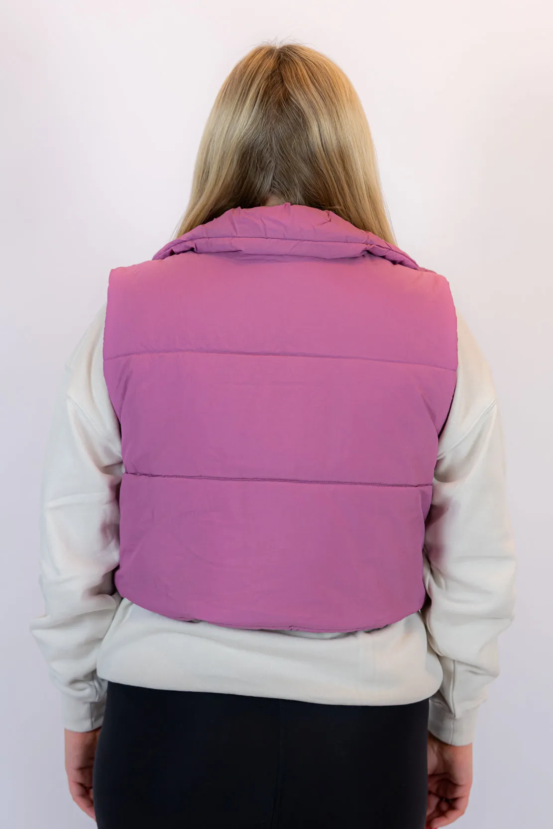 Shelby Puffer Vest | Mauve