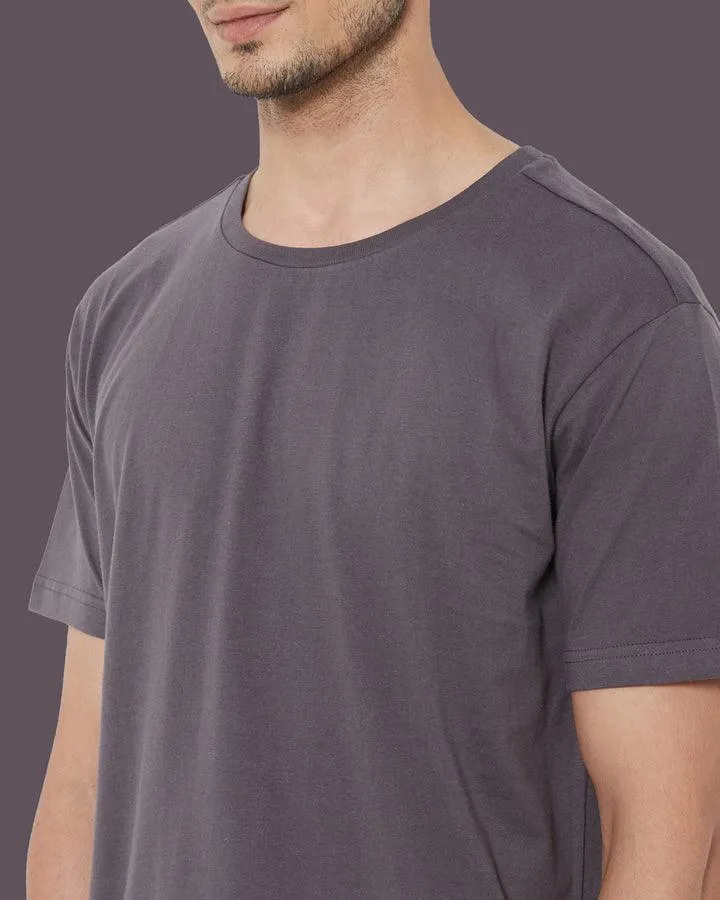 SHORT SLEEVE T SHIRT - Steel Grey