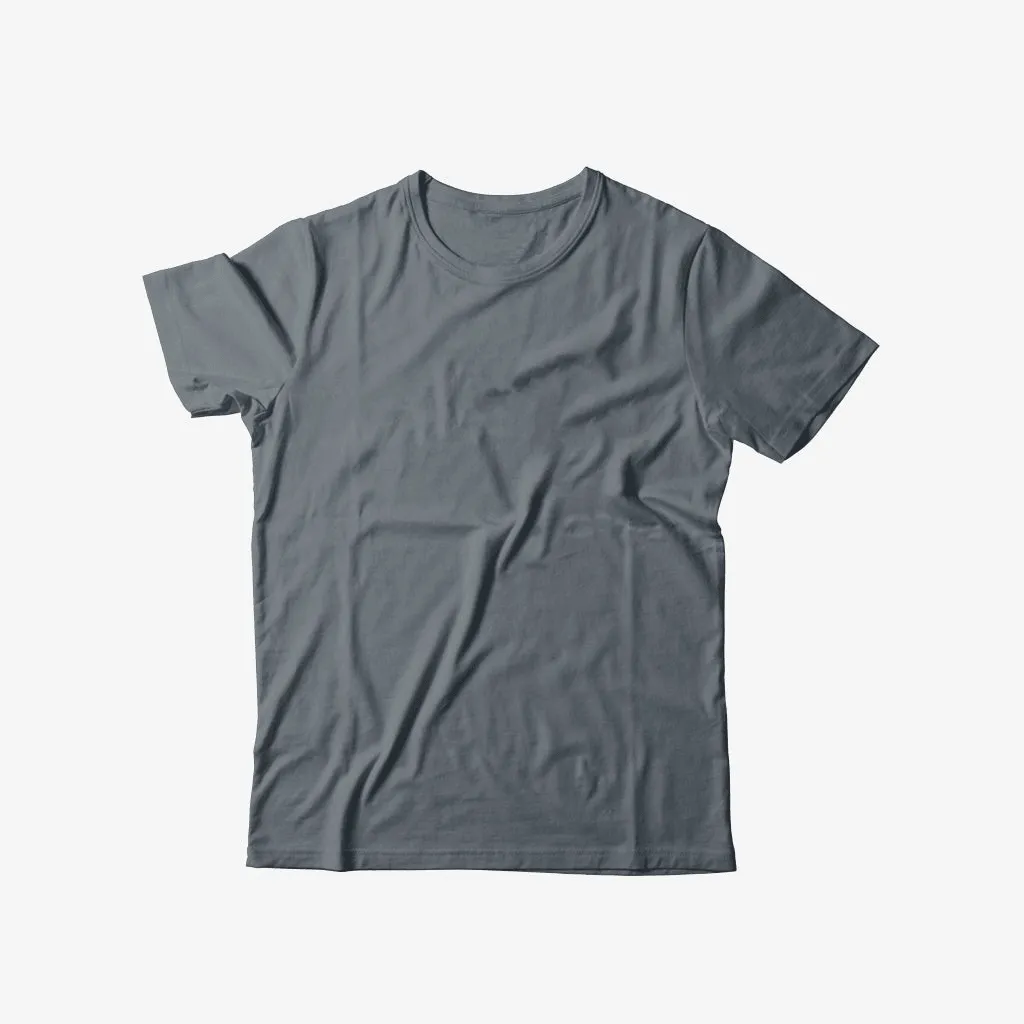 SHORT SLEEVE T SHIRT - Steel Grey