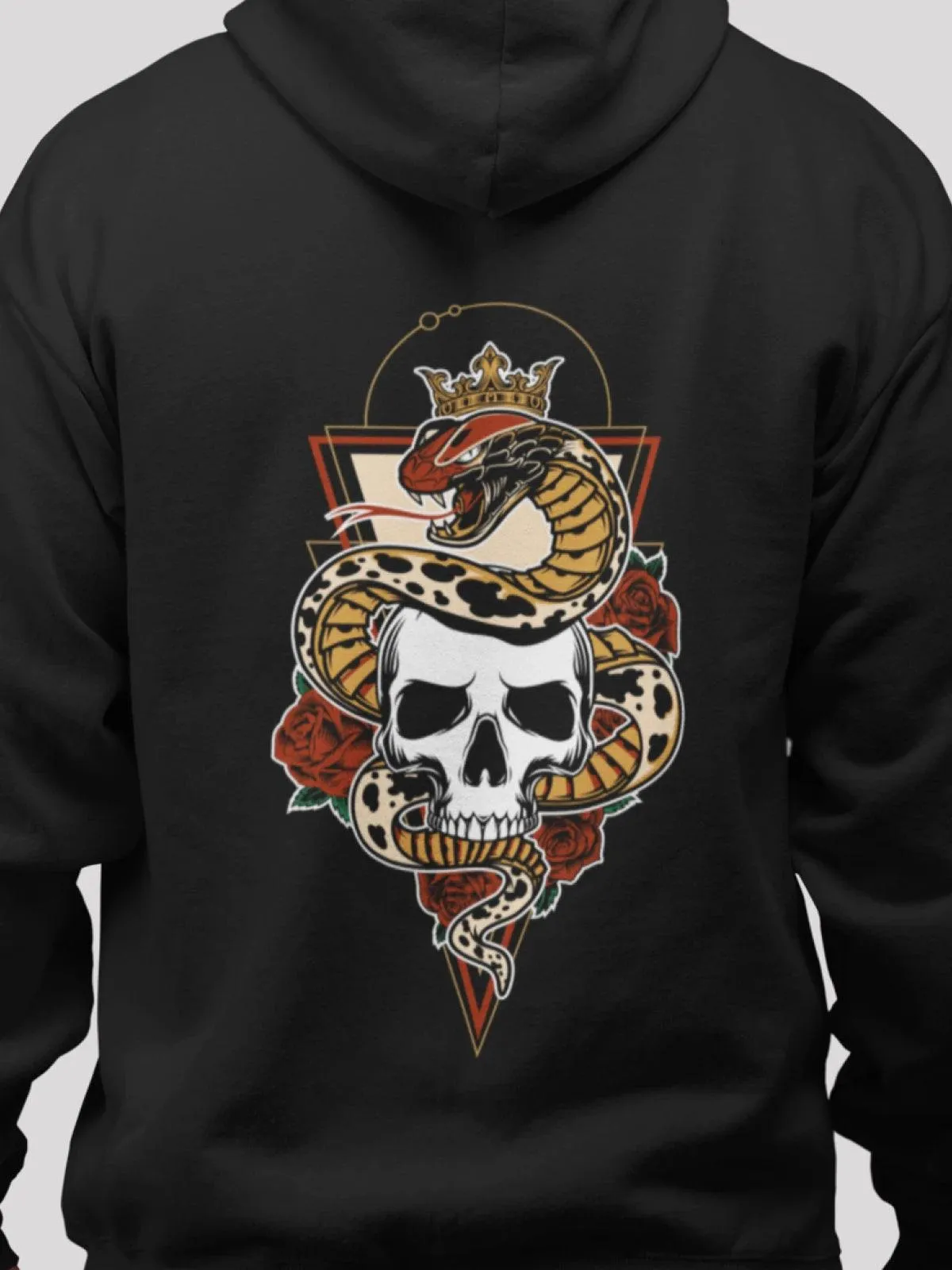 Skull Black Men's Hoodie