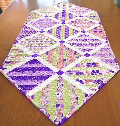 Slice of Cake Table Runner Pattern