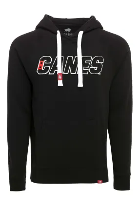 Sportiqe Jet Black Olsen Canes Logo Hood