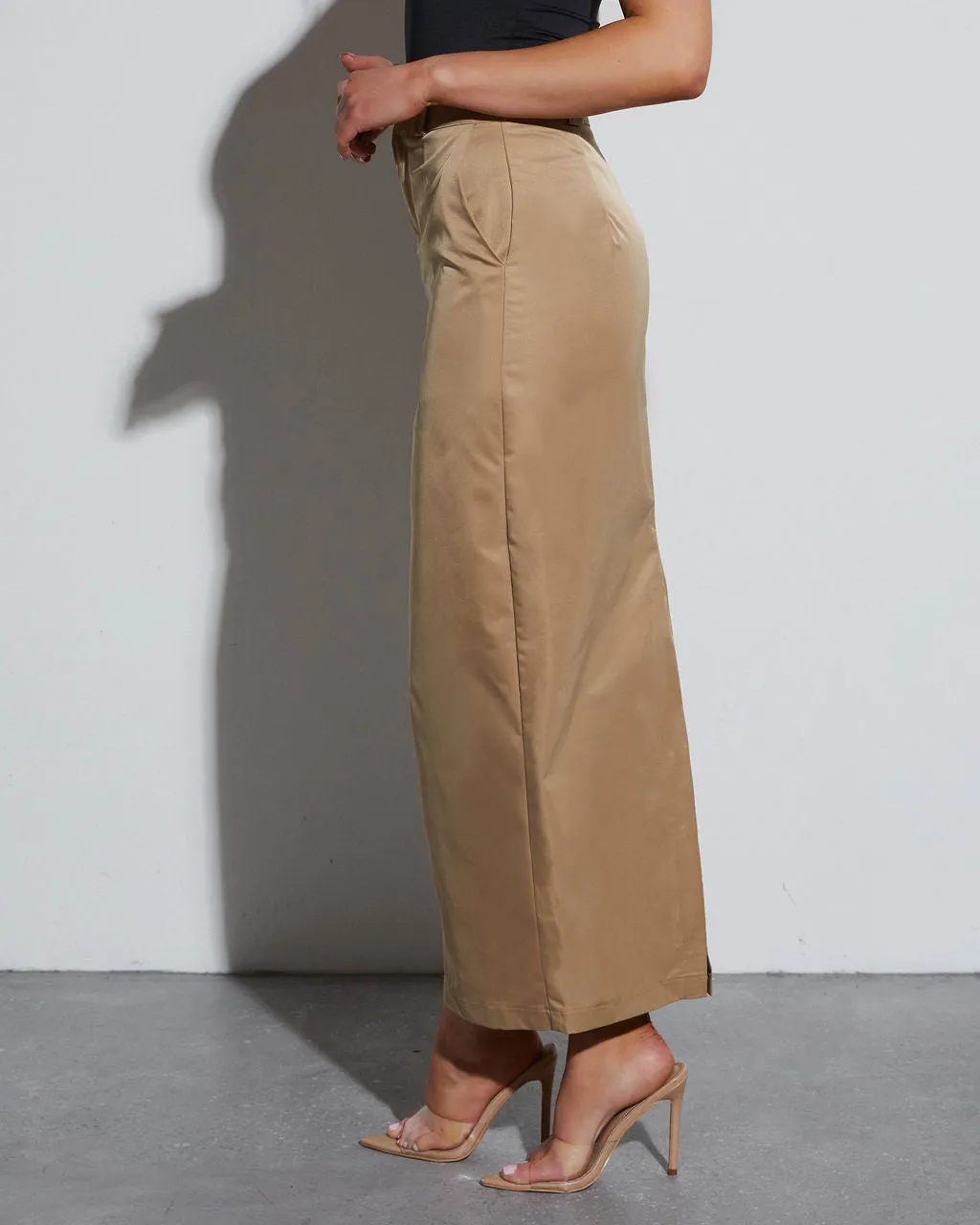 Strictly Business Pencil Midi Skirt