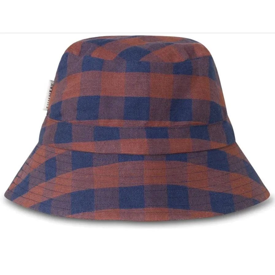 Summery Copenhagen Nanna Bucket Hat - Chestnut/Peacoat