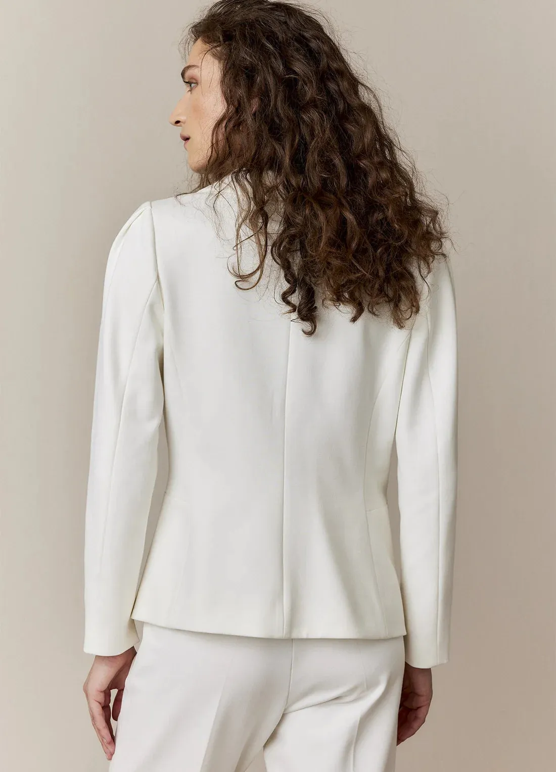 Summum White Blazer Punto Milano