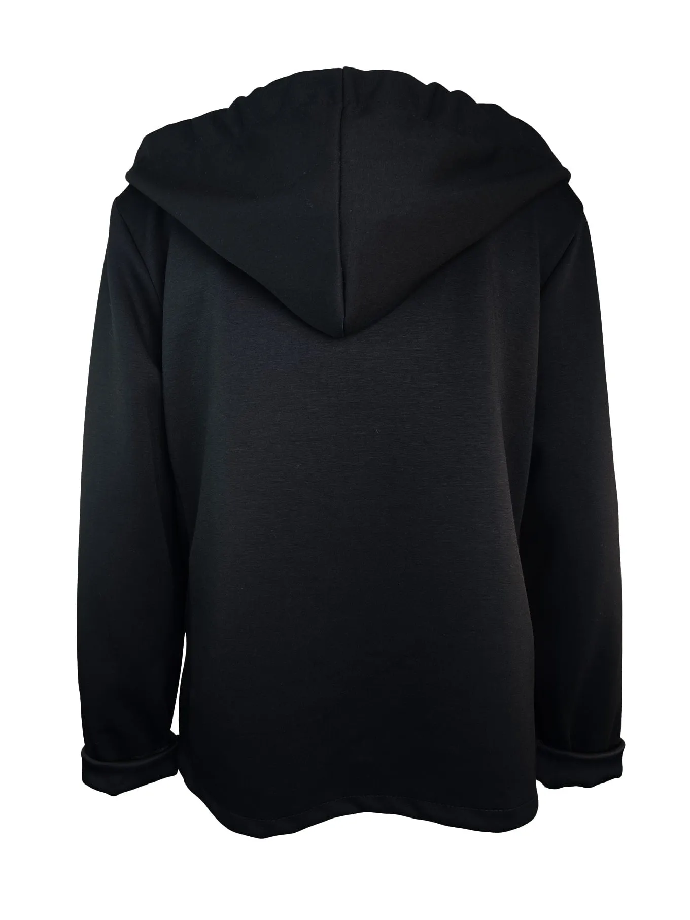 Sweat Jacke Hoodie schwarz