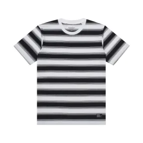 T-Shirt Stripe JASON BLACK WHITE