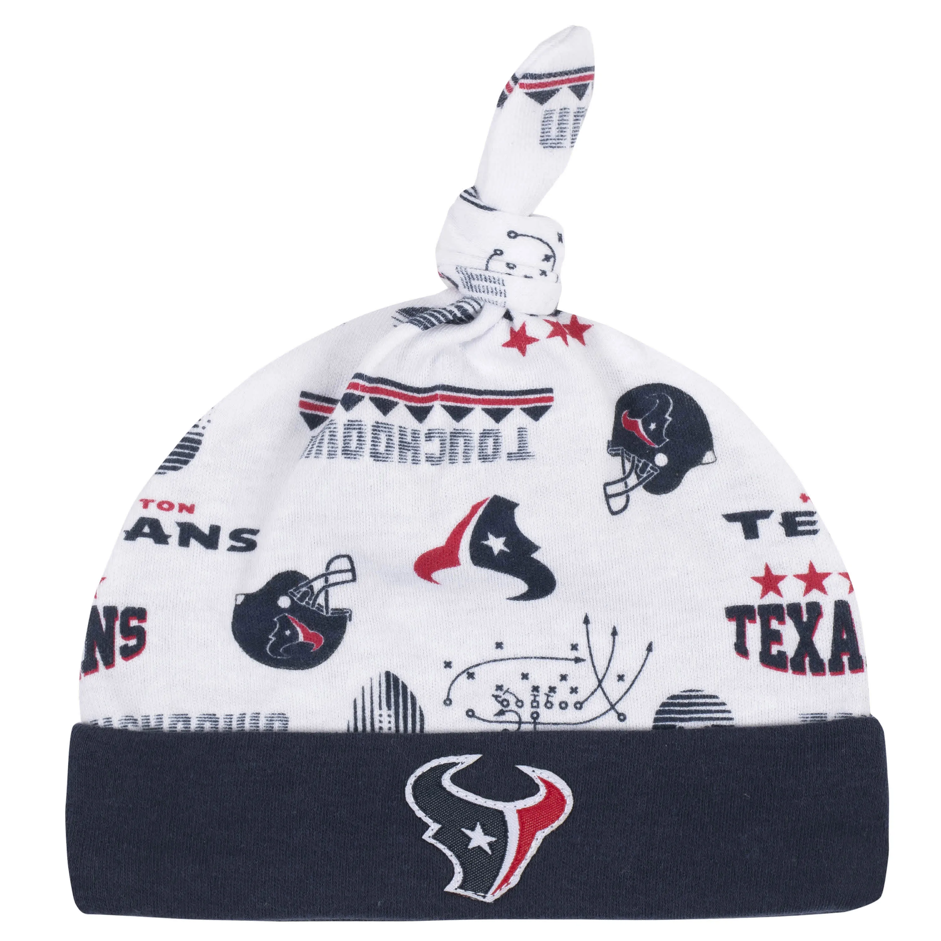 Texans Baby Boys 3-Piece Bodysuit, Sleep 'N Play, and Cap Set