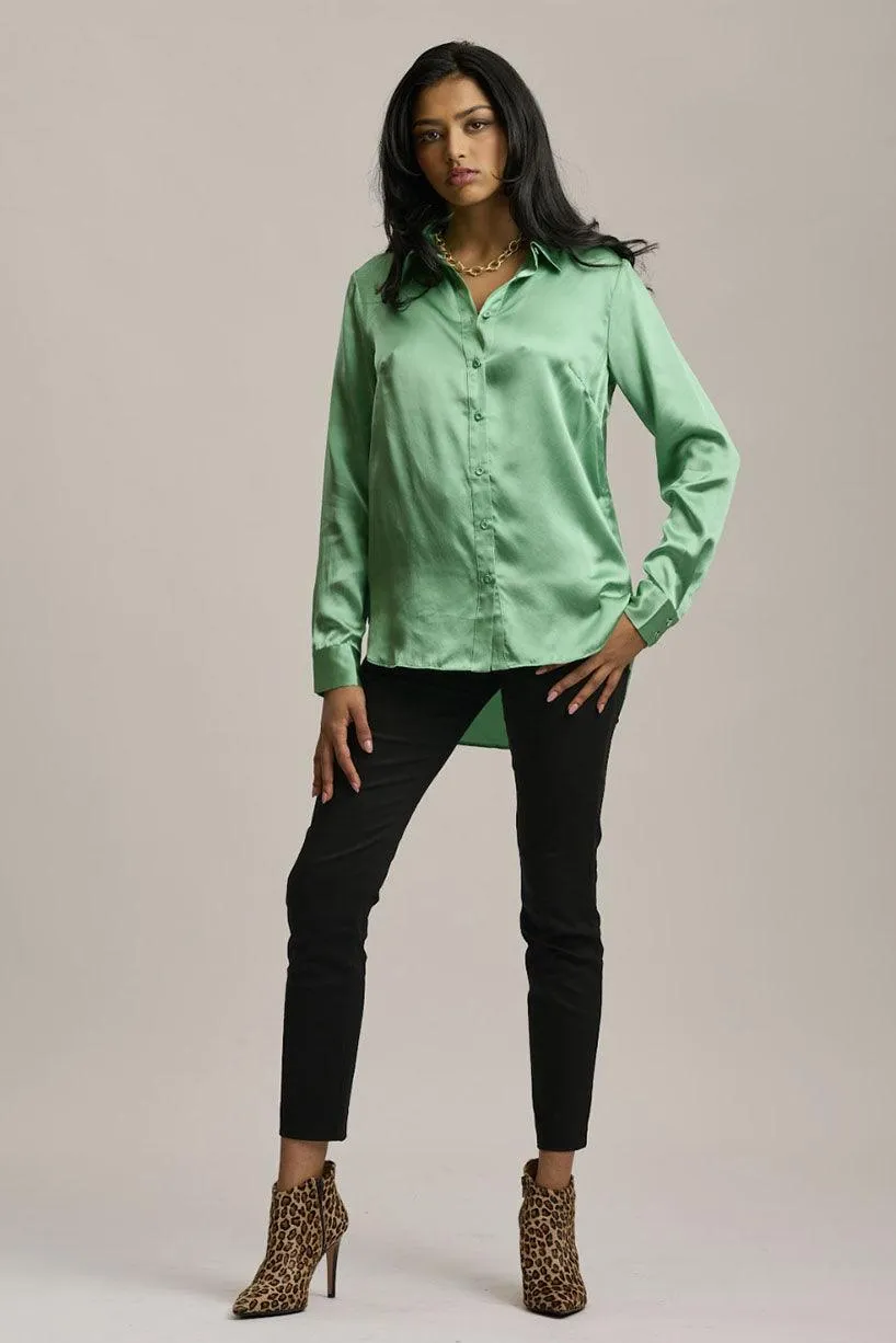 The Skye Slim Shirt | Mint