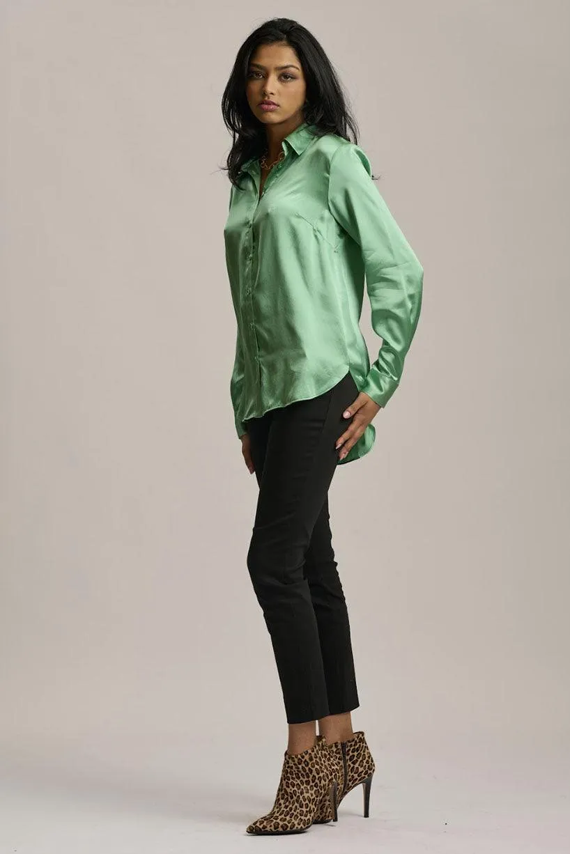 The Skye Slim Shirt | Mint