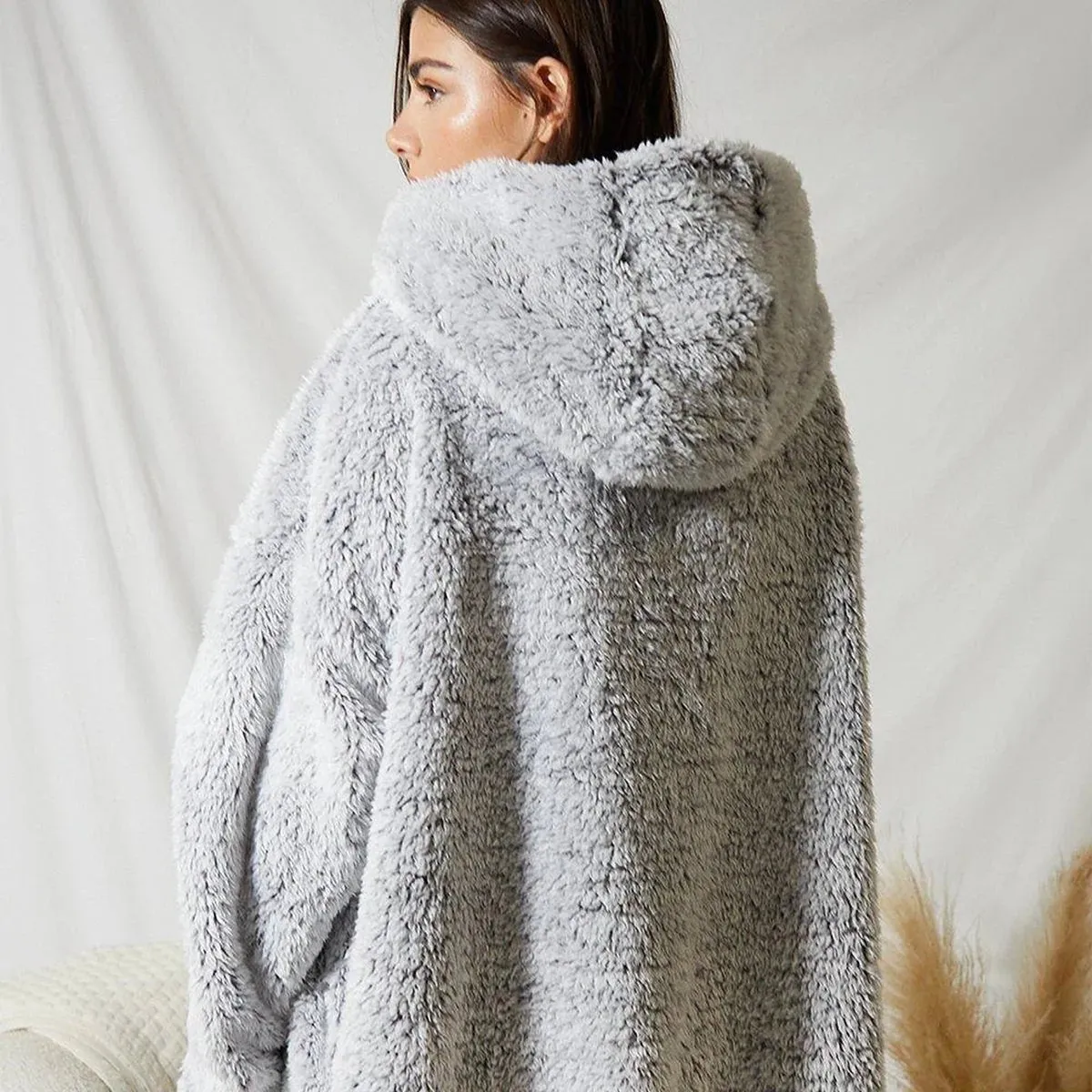 Threadbare Oversized Fluffy Lounge Hoodie