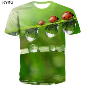 tshirt insect plant clothing beautiful man art costume Cool