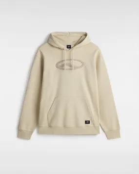 Vans Mens Oval Loose Pullover Hoodie - Oatmeal