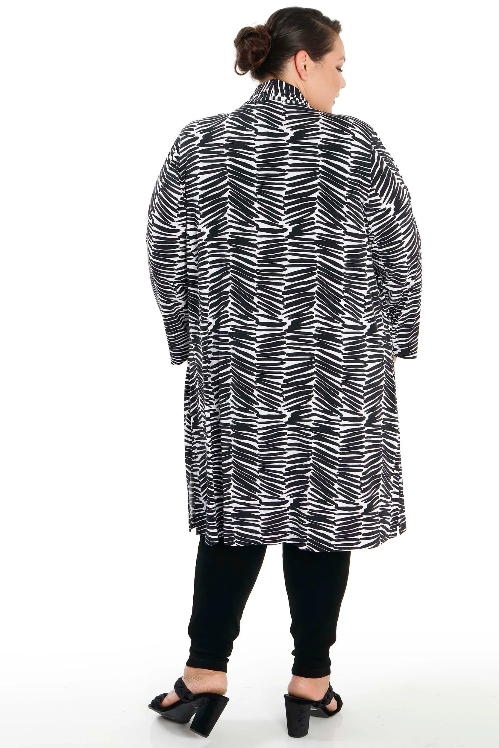 Vikki Vi Jersey Styx Long Sleeve Kimono Duster