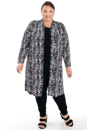 Vikki Vi Jersey Styx Long Sleeve Kimono Duster