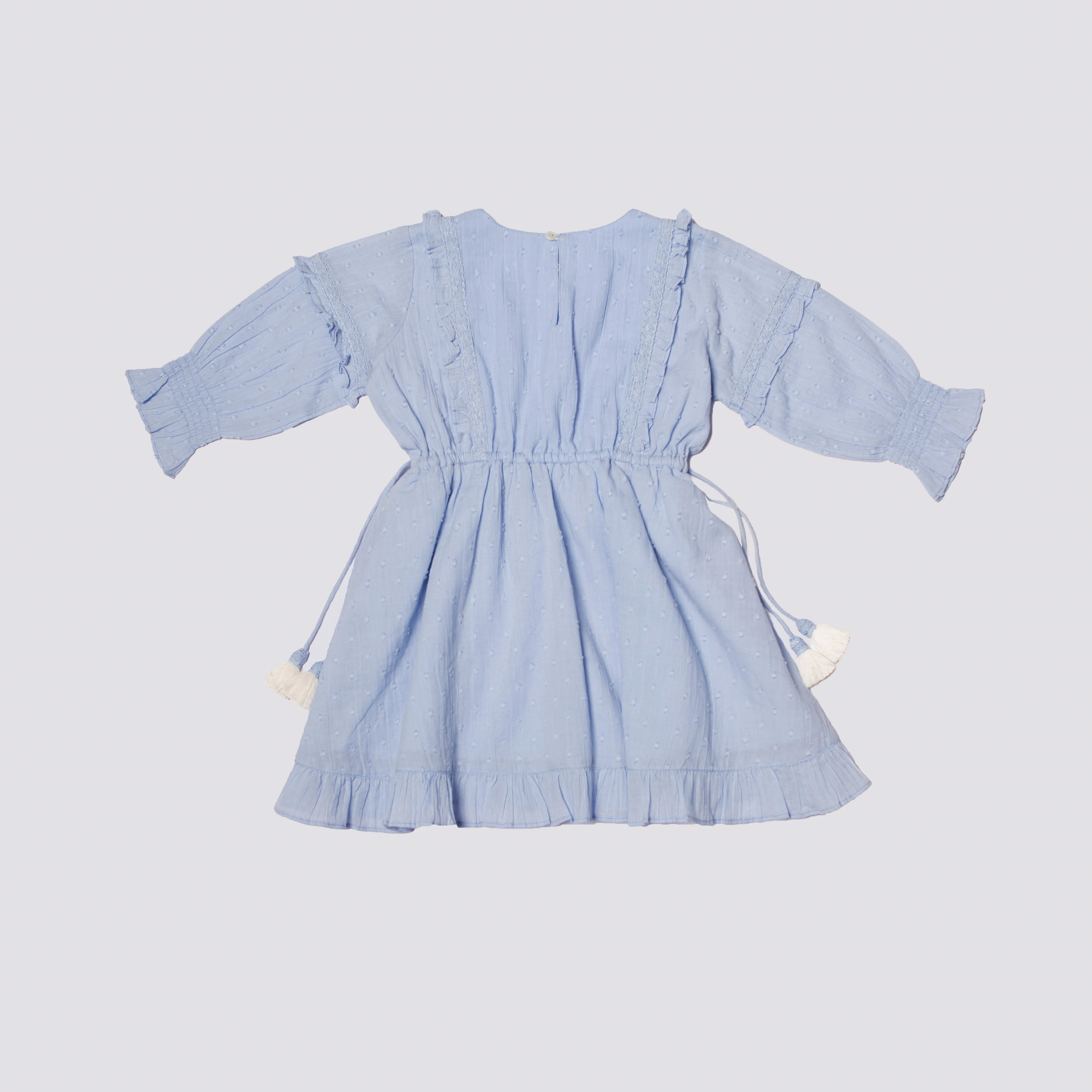 Vintage Tassel - Baby Blue Dress