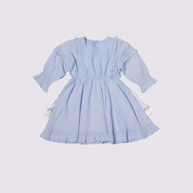 Vintage Tassel - Baby Blue Dress