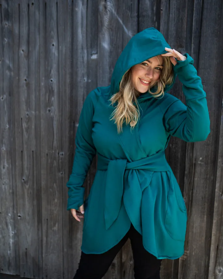 West Wrap Bamboo Fleece Coat