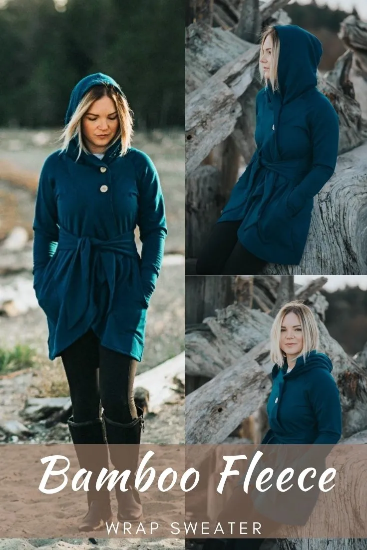 West Wrap Bamboo Fleece Coat