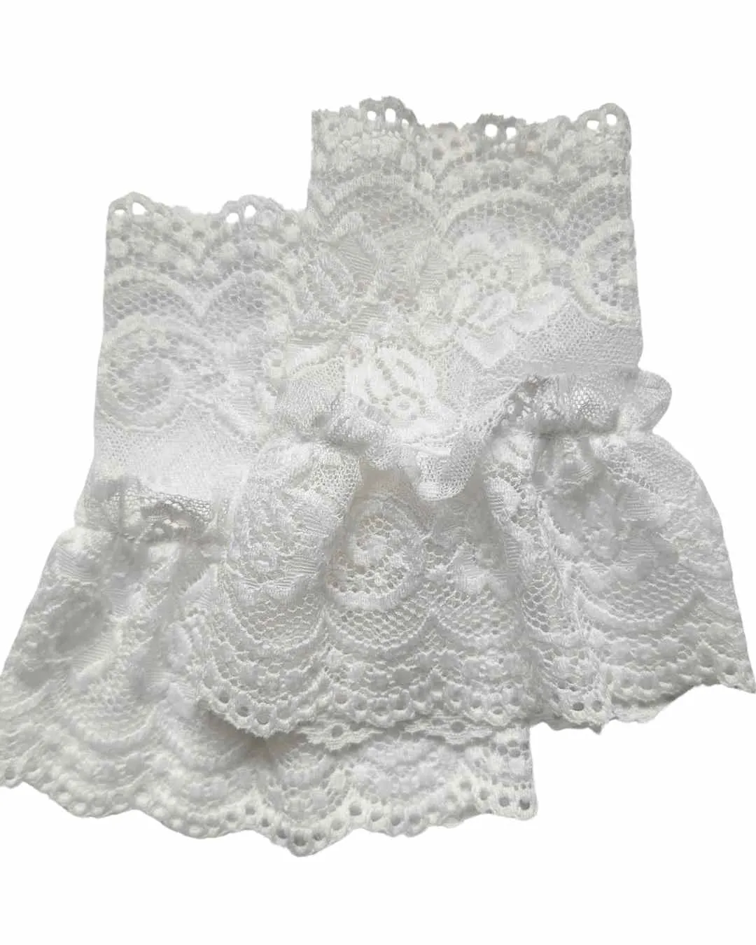 White Lace Shirt Cuffs