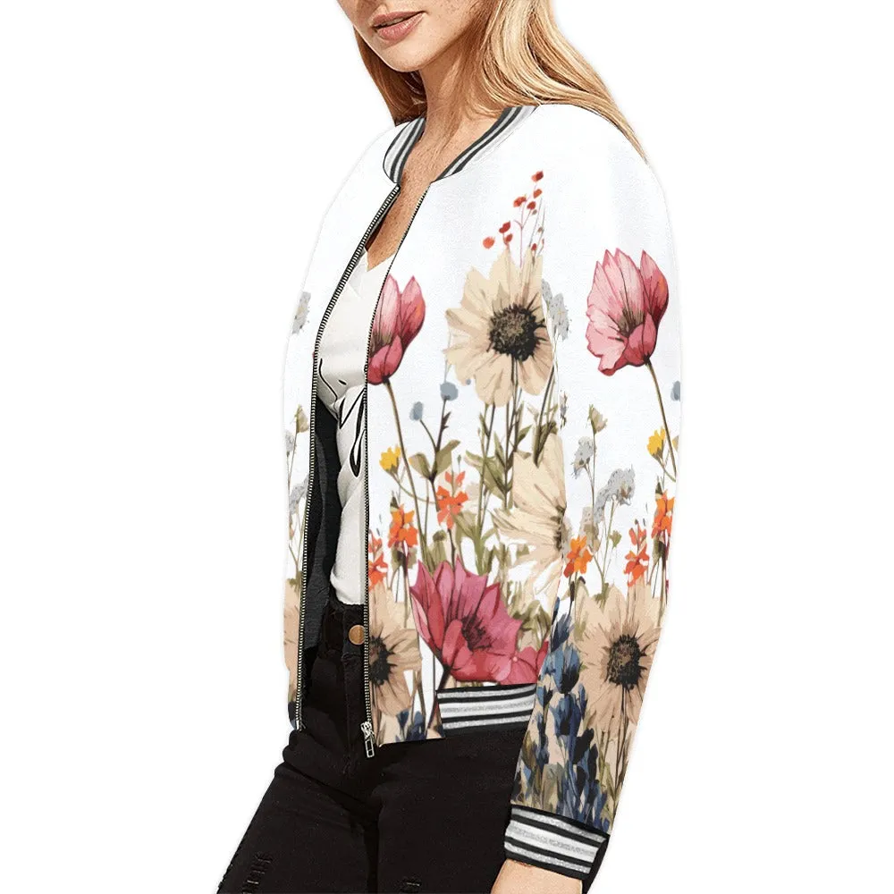 Wildflowers awd314 Bomber Jacket for Women