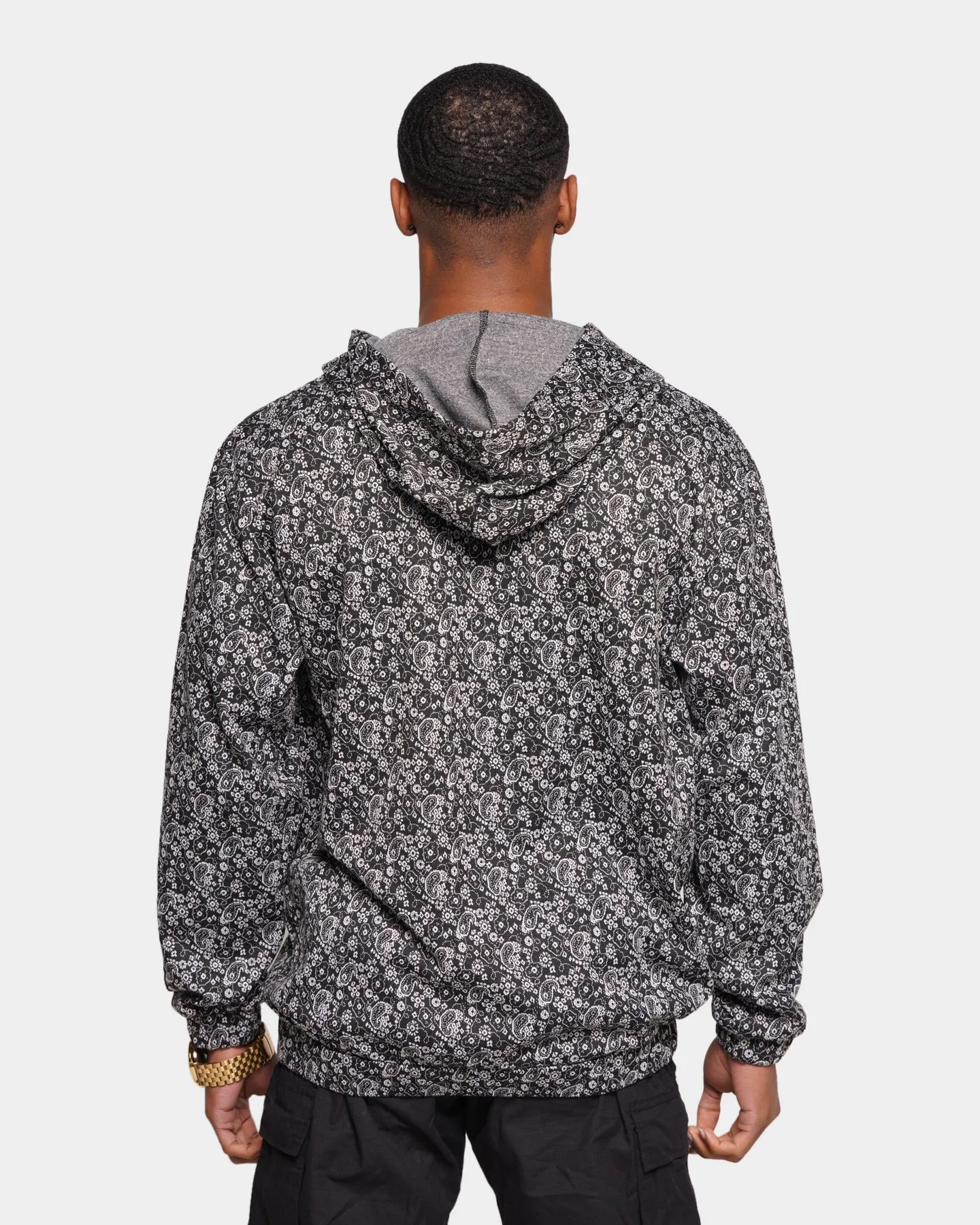 XXIII Burhan Hoodie Paisley Black