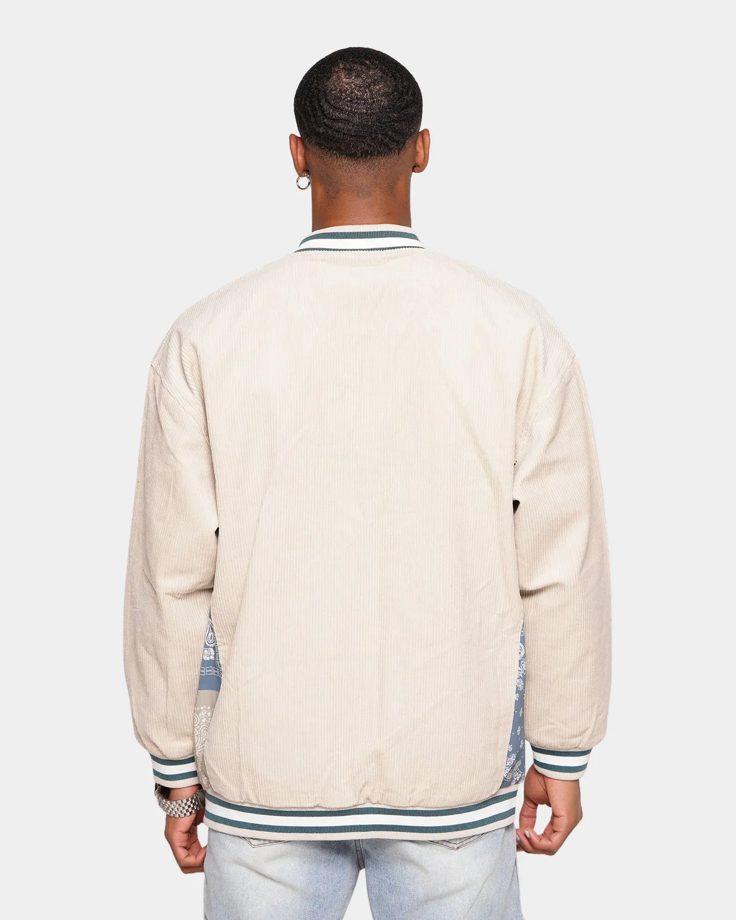 XXIII Hellekin Cord Bomber Jacket Cream