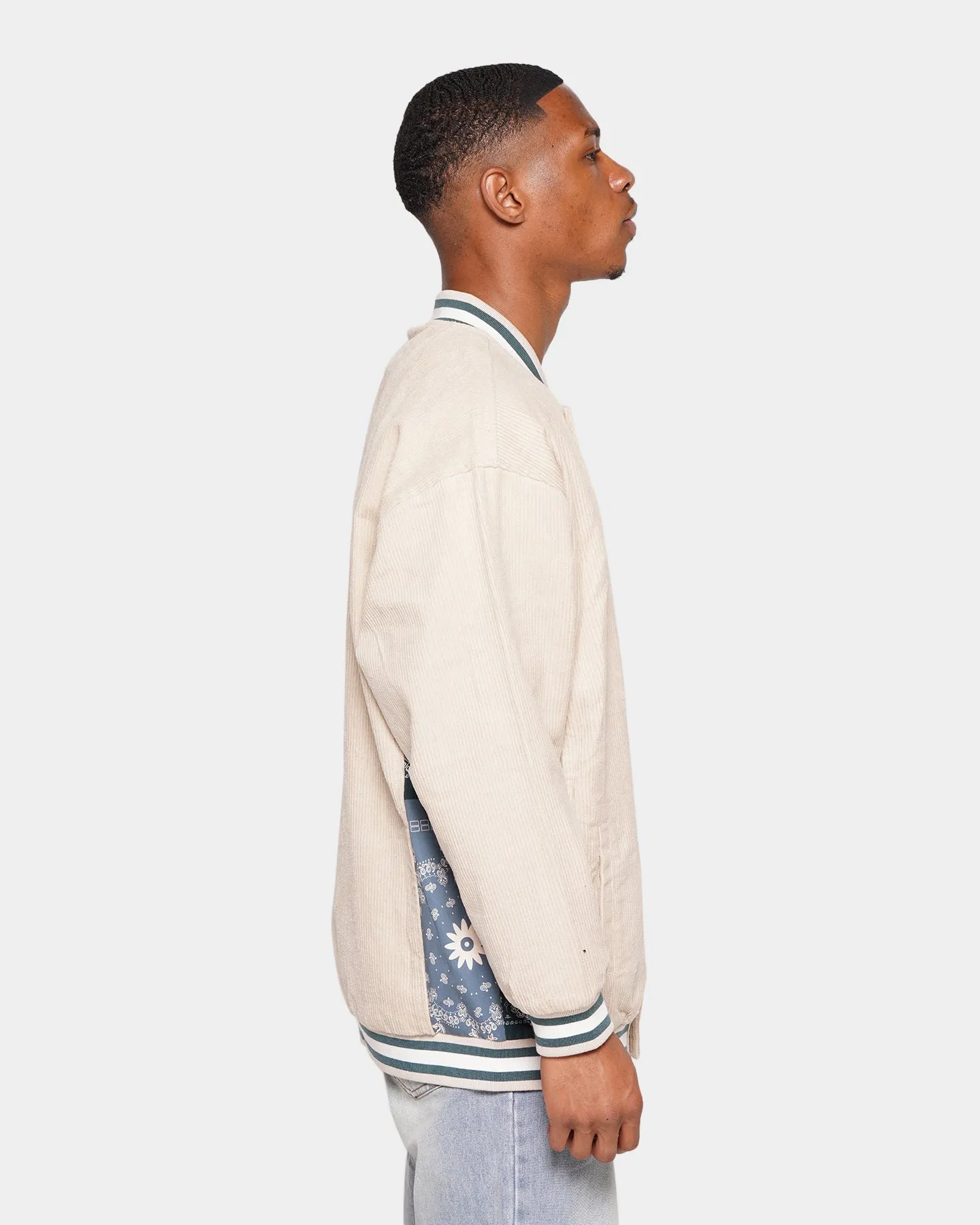 XXIII Hellekin Cord Bomber Jacket Cream